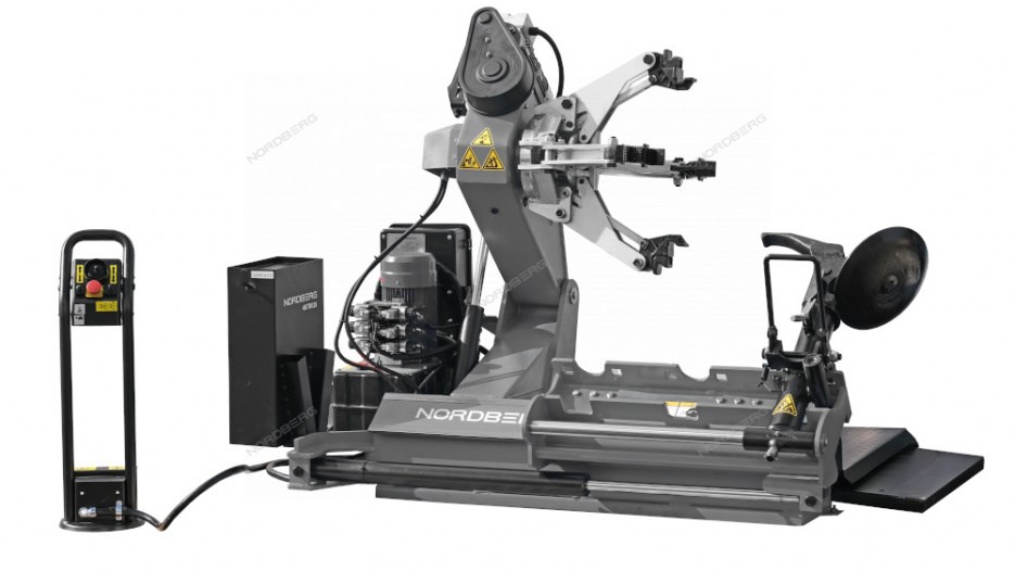 Шиномонтажный станок NORDBERG 46TRK26 для грузовых автомобилей, 2 скорости, 14&quot;-26&quot;, 380 В (Серый)